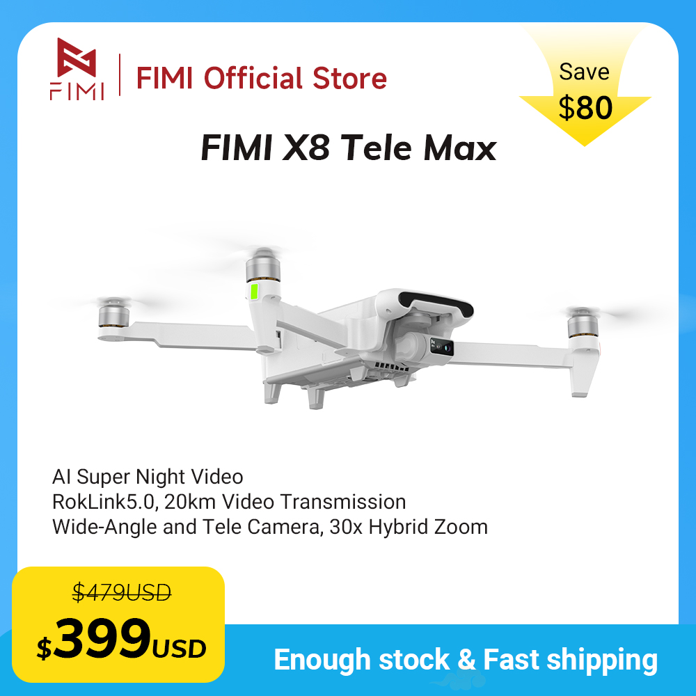 طائرة بدون طيار FIMI X8 Tele M - مراجعة Drone Camera Wide Angle وسعره